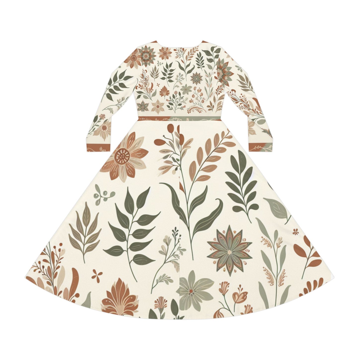 Women's Long Sleeve Dance Dress (AOP)