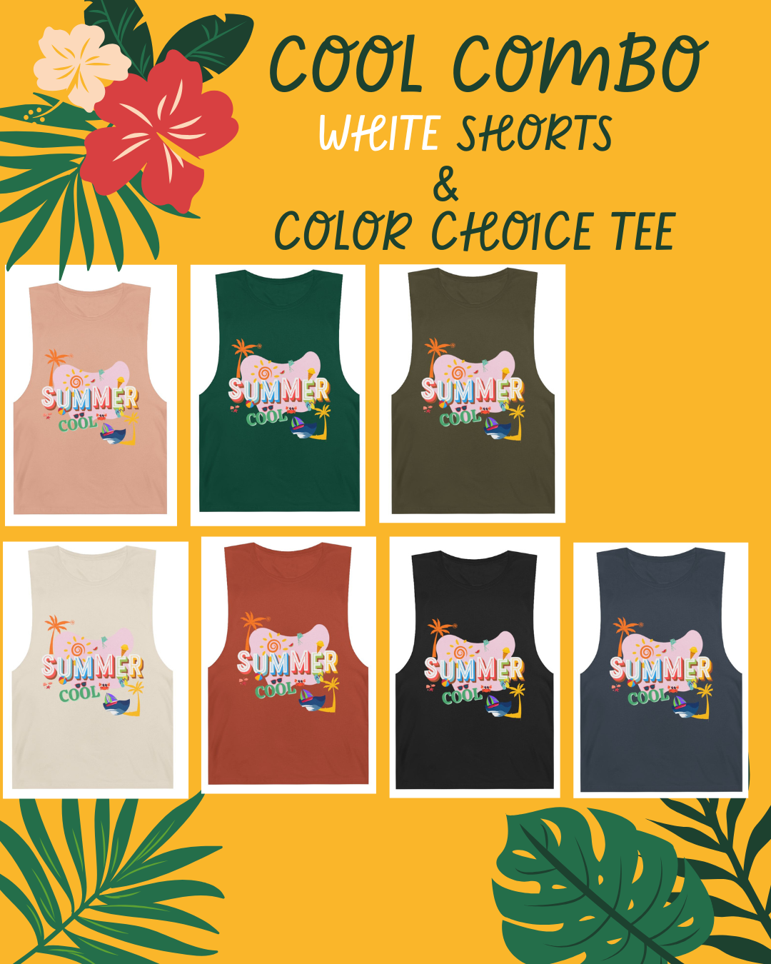 ''Summer vibes set - Cool Tee + shorts combo''
